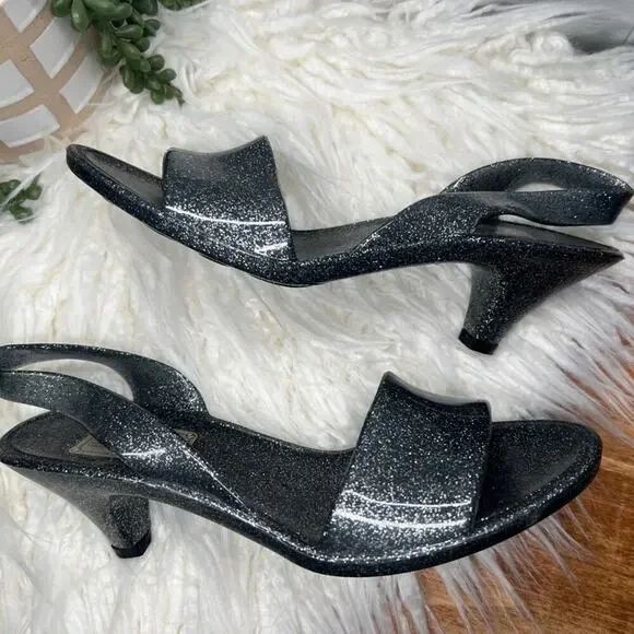 Marc by Marc JacobsJelly Sparkle Slingback SandalSize 6